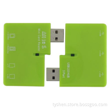 Detachable USB Combo for Card Reader and Hub